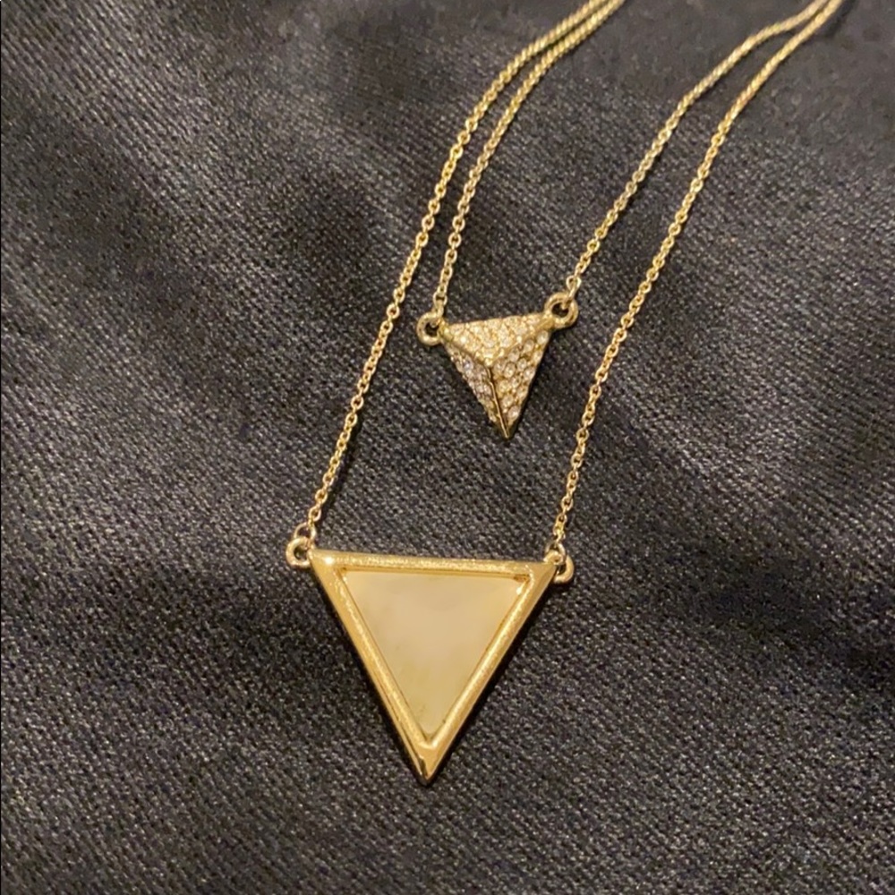 House of Harlow 1960 Gold Quartz Necklace
